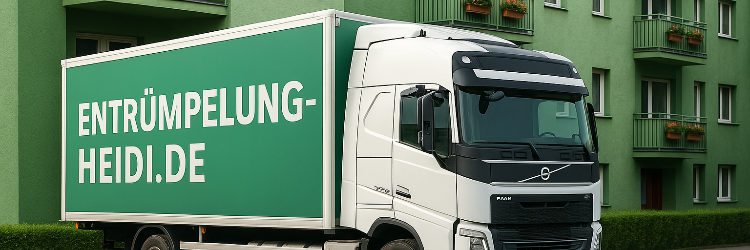 entrumpelung-heidi-truck-gruen